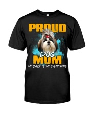 Shih Tzu-Proud Dog Mom Classic T-Shirt front