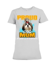 Shih Tzu-Proud Dog Mom Premium Fit Ladies Tee tile