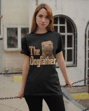 Shar Pei-The Dogfather Classic T-Shirt apparel-classic-tshirt-lifestyle-19