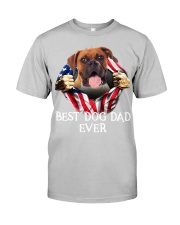Boxer-Dog Flag-Dad Classic T-Shirt tile