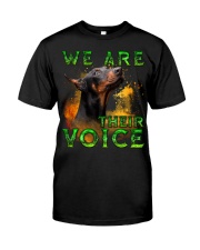 Doberman-Their Voice-02 Classic T-Shirt front