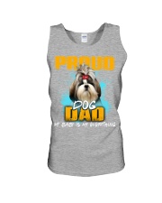 Shih Tzu-Proud Dog Dad Unisex Tank tile