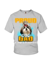 Shih Tzu-Proud Dog Dad Youth T-Shirt tile