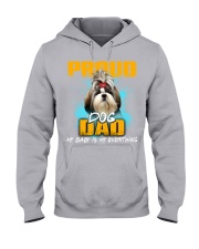 Shih Tzu-Proud Dog Dad Hooded Sweatshirt tile