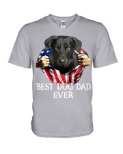 Beauceron-Dog Flag-Dad V-Neck T-Shirt tile