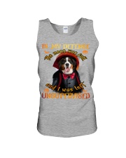 Bernese Mountain-My Defense Unisex Tank tile