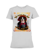 Bernese Mountain-My Defense Premium Fit Ladies Tee tile