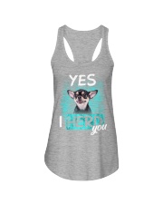 Chihuahua-I Herd You Ladies Flowy Tank tile