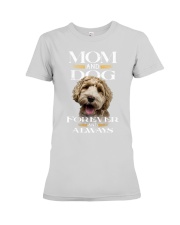 Labradoodle-Mom And Dog Premium Fit Ladies Tee tile