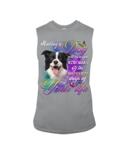 Border Collie-Bless You Sleeveless Tee tile