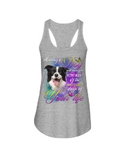 Border Collie-Bless You Ladies Flowy Tank tile