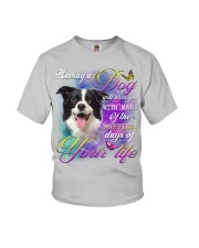 Border Collie-Bless You Youth T-Shirt tile