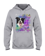 Border Collie-Bless You Hooded Sweatshirt tile