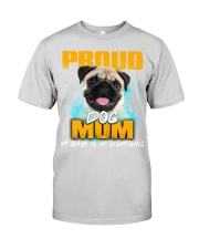 Pug-Proud Dog Mom Premium Fit Mens Tee tile