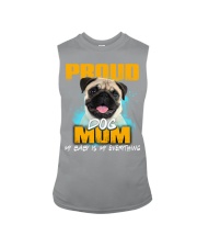 Pug-Proud Dog Mom Sleeveless Tee tile