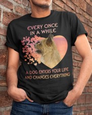 Cairn Terrier-Enters Your Life Classic T-Shirt apparel-classic-tshirt-lifestyle-26