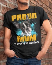 Boston Terrier-Proud Dog Mom Classic T-Shirt apparel-classic-tshirt-lifestyle-26