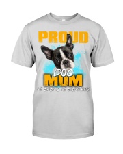 Boston Terrier-Proud Dog Mom Premium Fit Mens Tee tile