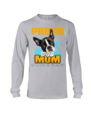 Boston Terrier-Proud Dog Mom Long Sleeve Tee tile