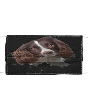 English Springer Spaniel-Hole Crack Cloth face mask front