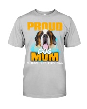 St Bernard-Proud Dog Mom Classic T-Shirt tile