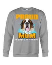 St Bernard-Proud Dog Mom Crewneck Sweatshirt tile