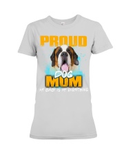 St Bernard-Proud Dog Mom Premium Fit Ladies Tee tile