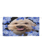 Goldendoodle-Blue Mask Cloth face mask front