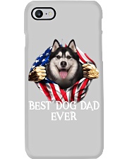 Husky-Dog Flag-Dad Phone Case tile