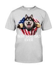 Husky-Dog Flag-Dad Premium Fit Mens Tee tile