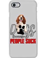 Basset Hound-People Suck Phone Case tile