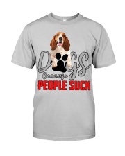 Basset Hound-People Suck Classic T-Shirt tile