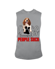 Basset Hound-People Suck Sleeveless Tee tile