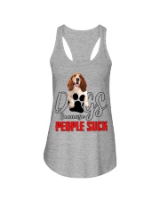 Basset Hound-People Suck Ladies Flowy Tank tile