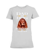 Irish Setter-Dad And Dog Premium Fit Ladies Tee tile