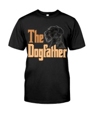 Schnauzer-The Dogfather-02 Classic T-Shirt front