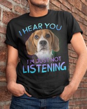 Beagle-I Hear You Classic T-Shirt apparel-classic-tshirt-lifestyle-26