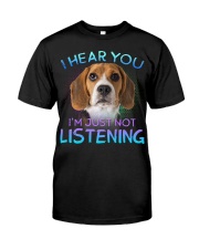 Beagle-I Hear You Classic T-Shirt front