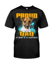 Jack Russell Terrier-Proud Dog Dad Classic T-Shirt front