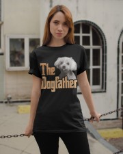 Maltese-The Dogfather Classic T-Shirt apparel-classic-tshirt-lifestyle-19