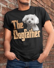 Maltese-The Dogfather Classic T-Shirt apparel-classic-tshirt-lifestyle-26