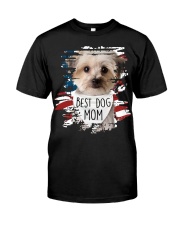 Morkie-Best Dog Mom Classic T-Shirt front