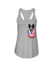 Papillon-02-Flag Pocket Ladies Flowy Tank tile