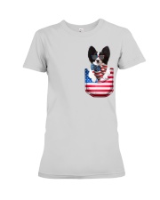 Papillon-02-Flag Pocket Premium Fit Ladies Tee tile