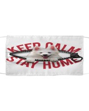 American Eskimo-Mask-Stay Home Cloth face mask front