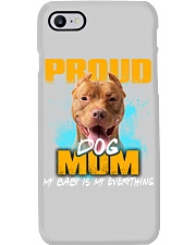 Pitbull-Proud Dog Mom Phone Case tile
