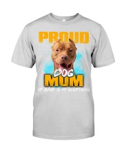 Pitbull-Proud Dog Mom Premium Fit Mens Tee tile