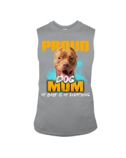 Pitbull-Proud Dog Mom Sleeveless Tee tile
