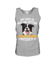 Border Collie-Necessity Unisex Tank tile