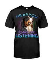 Bernese Mountain-I Hear You 02 Classic T-Shirt front